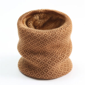 Unisex Warm Knitted Collar Ring Neck Scarf - Image 15