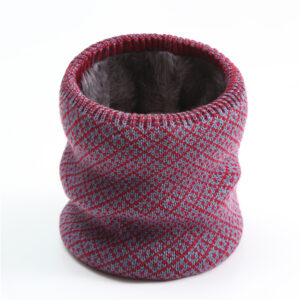 Unisex Warm Knitted Collar Ring Neck Scarf