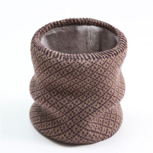 Unisex Warm Knitted Collar Ring Neck Scarf - Image 9