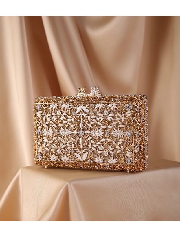 Vintage Diamond Drip Clutches For Party Wedding Purse