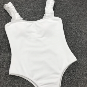 Ruffle Bodysuit One-Piece Plus Size Swimwear - Image 6