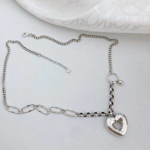 Fashion Hollow Love Heart Pendant Necklace - Image 5