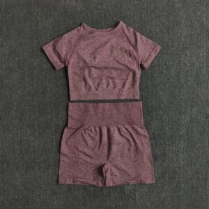 2Pcs Fitness Yoga Workout Sportswear - Image 3