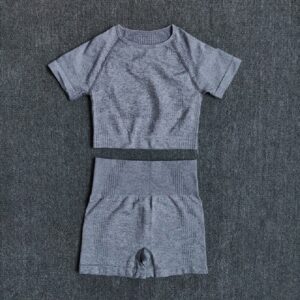 2Pcs Fitness Yoga Workout Sportswear - Image 4