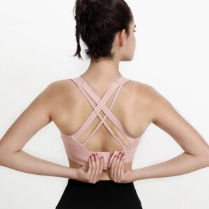 Adjustable Back Sport Bra Yoga Shockproof Gym Sportswear - Image 5