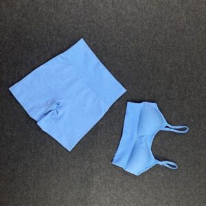 Seamless Workout Sport Short Bra Yoga Set - Image 5