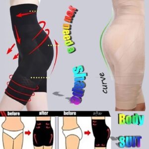 Sexy Slimming Fat Burning Shape Bodysuit Pants - Image 4