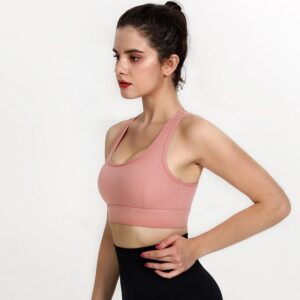 Sports High Impact Support Push-up Sexy Back Yoga Bra