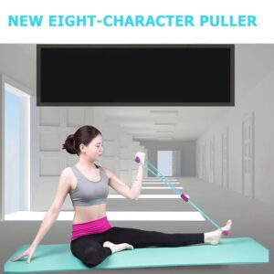 Yoga Gym Fitness Resistance 8 Word Chest Expander Rope - Image 2