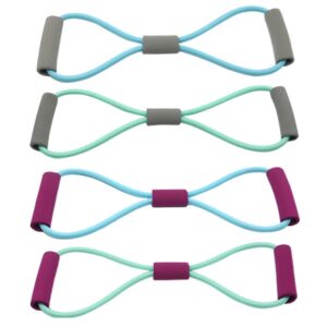 Yoga Gym Fitness Resistance 8 Word Chest Expander Rope - Image 12