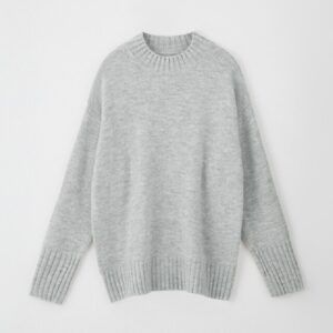 Elegant O Neck Batwing Long Sleeve Knitted Tops Sweaters - Image 4