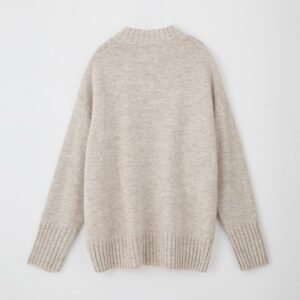 Elegant O Neck Batwing Long Sleeve Knitted Tops Sweaters - Image 5
