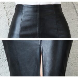 Fashion Office Wear Split Bodycon Midi Skirt - Image 7