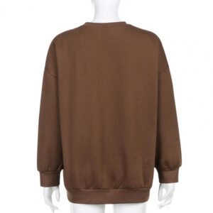 Fashion streetwear Small Mushroom Embroidery sweatshirt - Image 7