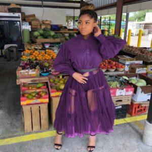 Korean Streetwear Puff Sleeve Patchwork Casual Party Dress - Image 3