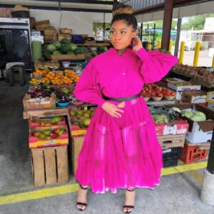 Korean Streetwear Puff Sleeve Patchwork Casual Party Dress - Image 4
