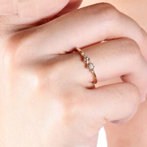 Fashion Personality Charm Crystal Metal Rings