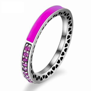 Fashion Radiant Hearts Crystal Rings - Image 6