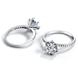 Luxury Big Crystal Engagement Rings - Image 3