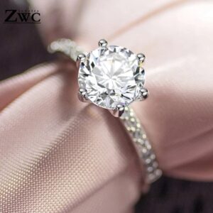 Luxury Big Crystal Engagement Rings - Image 4