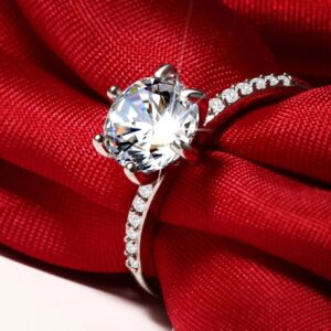 Luxury Big Crystal Engagement Rings - Image 5