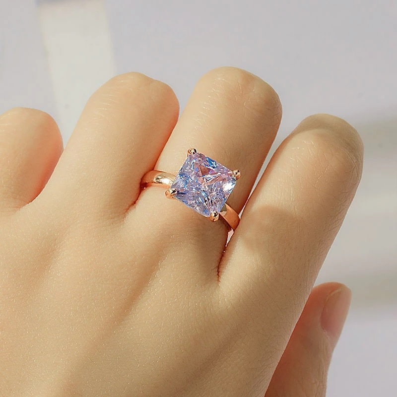Luxury Crystal Wedding Ring