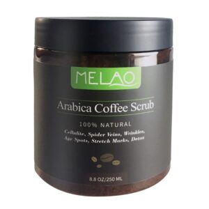 Coffee Body Scrub Natural Coconut Oil Exfoliating Whitening Moisturizing 250g - Image 2