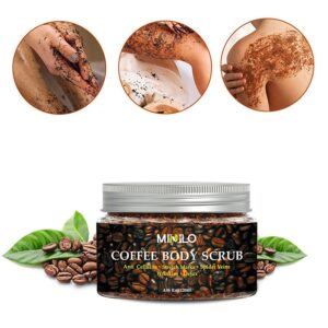 Coffee Scrub Body Scrub Cream Facial Dead Sea Salt Exfoliating Whitening Moisturizing Anti Cellulite Treatment Acne