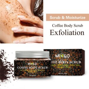 Coffee Scrub Body Scrub Cream Facial Dead Sea Salt Exfoliating Whitening Moisturizing Anti Cellulite Treatment Acne - Image 3