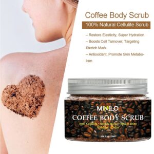 Coffee Scrub Body Scrub Cream Facial Dead Sea Salt Exfoliating Whitening Moisturizing Anti Cellulite Treatment Acne - Image 5