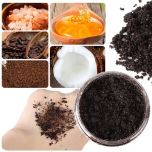 Coffee Scrub Body Scrub Exfoliators Cream Facial Dead Sea Salt For Whitening Moisturizing Anti Cellulite Treatment Acne - Image 2