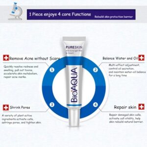 Effective Acne Removal Cream Acne Treatment Fade Acne Spots Oil Control Anti-Acne Shrink Pores Whiten Face Gel Skin Care - Image 5