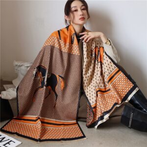 Fashion Cashmere Printed Warm Scarves - Image 3