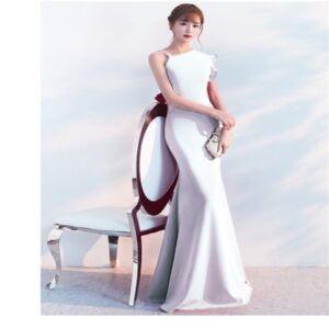 New Elegant Mermaid Sweet Formal Prom Party Banquet Gown - Image 3