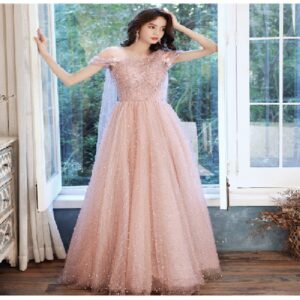 New Long Style Beadings Banquet Gown Prom Party Dress - Image 2