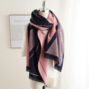 New Simple Print Cashmere Scarves - Image 2