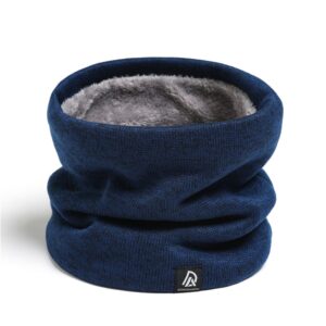 New Solid Cashmere Knitted Neck Thick Scarves - Image 6