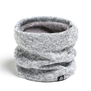 New Solid Cashmere Knitted Neck Thick Scarves - Image 8