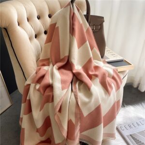New Warm Thick Travel Print Scarf - Image 7