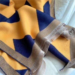 New Warm Thick Travel Print Scarf - Image 5