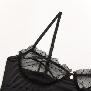 Floral Thin Transparent Bra Panty Set - Image 14