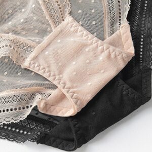 Triangle Cup No Steel Ring Lace Lightweight Bra Set - Image 5