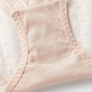 Triangle Cup No Steel Ring Lace Lightweight Bra Set - Image 4