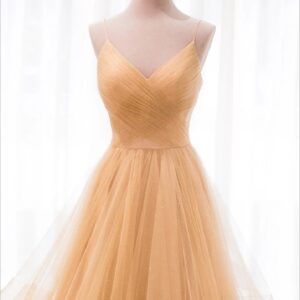 Sexy V neck Ruffles Backless Floor Length Party Dress - Image 2