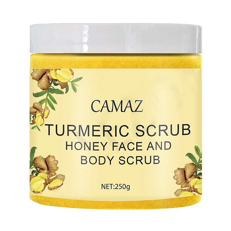 Turmeric Scrub 250g Can Remove Dead Skin on The Face and Body Deeply Cleanse The Stratum Corneum and Relieve Facial Dullness
