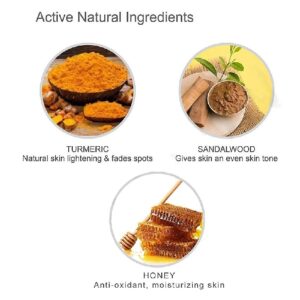 Turmeric Scrub 250g Can Remove Dead Skin on The Face and Body Deeply Cleanse The Stratum Corneum and Relieve Facial Dullness - Image 4