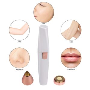 Mini Hair Shaver Remover Portable Painless Eyebrow Trimmer - Image 3