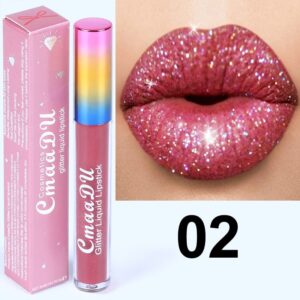 Creative Glitter Pearlescent Waterproof Lip Gloss - Image 2