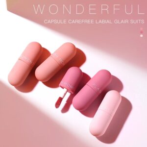 Matte Long Lasting Three Pieces Nutritious Lip Gloss - Image 3