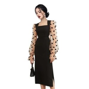 Sexy Fashion Polka Dot Straight Party Dress - Image 2